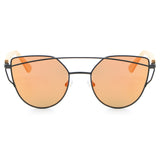 HDCRAFTER Cat Eye Bamboo Sunglasses